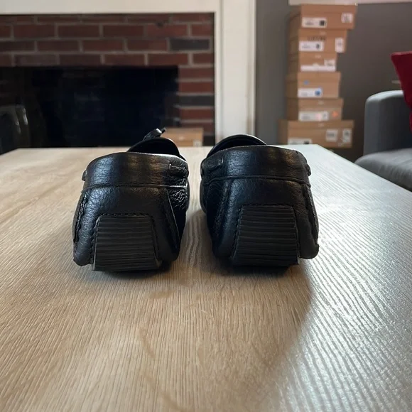 Bottega Veneta Intrecciato Black Leather Loafers - 38 - Picture 5 of 10